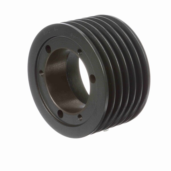 6 Groove Cast Iron Bushed Bore Multiple Sheave, 63V500SK